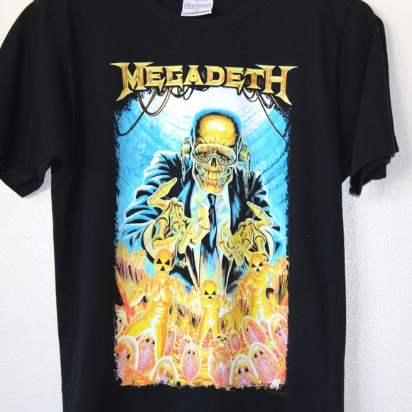 2014 Megadeath Band T-Shirt - Picture 3 of 5